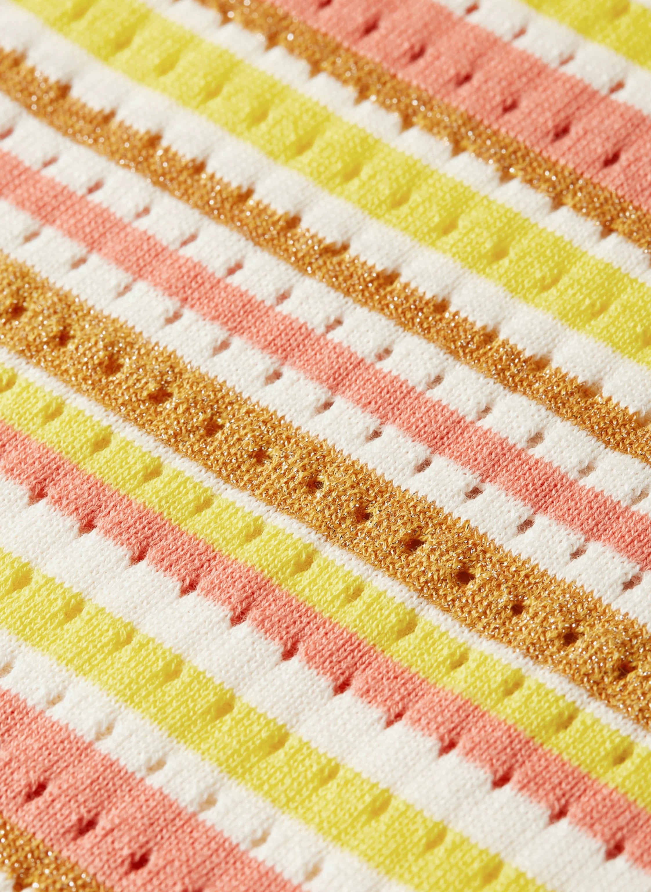 Lurex Stripe Knitted Pants