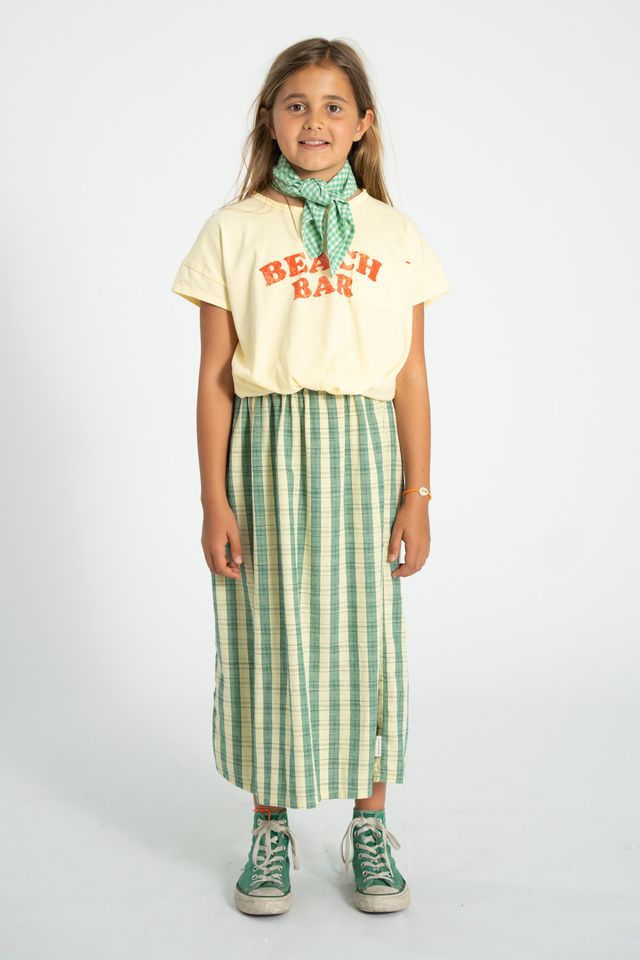 Beach Bar Print T-Shirt | Light Yellow