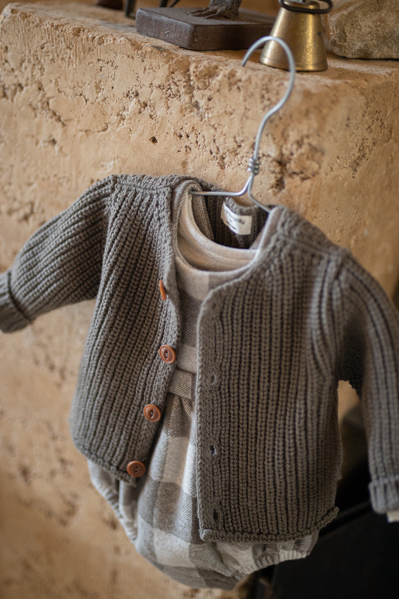 Bergamo Romper | Dark Taupe