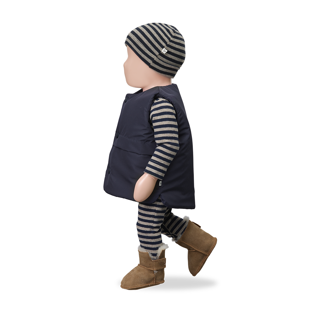 Como Padded Vest | Blue