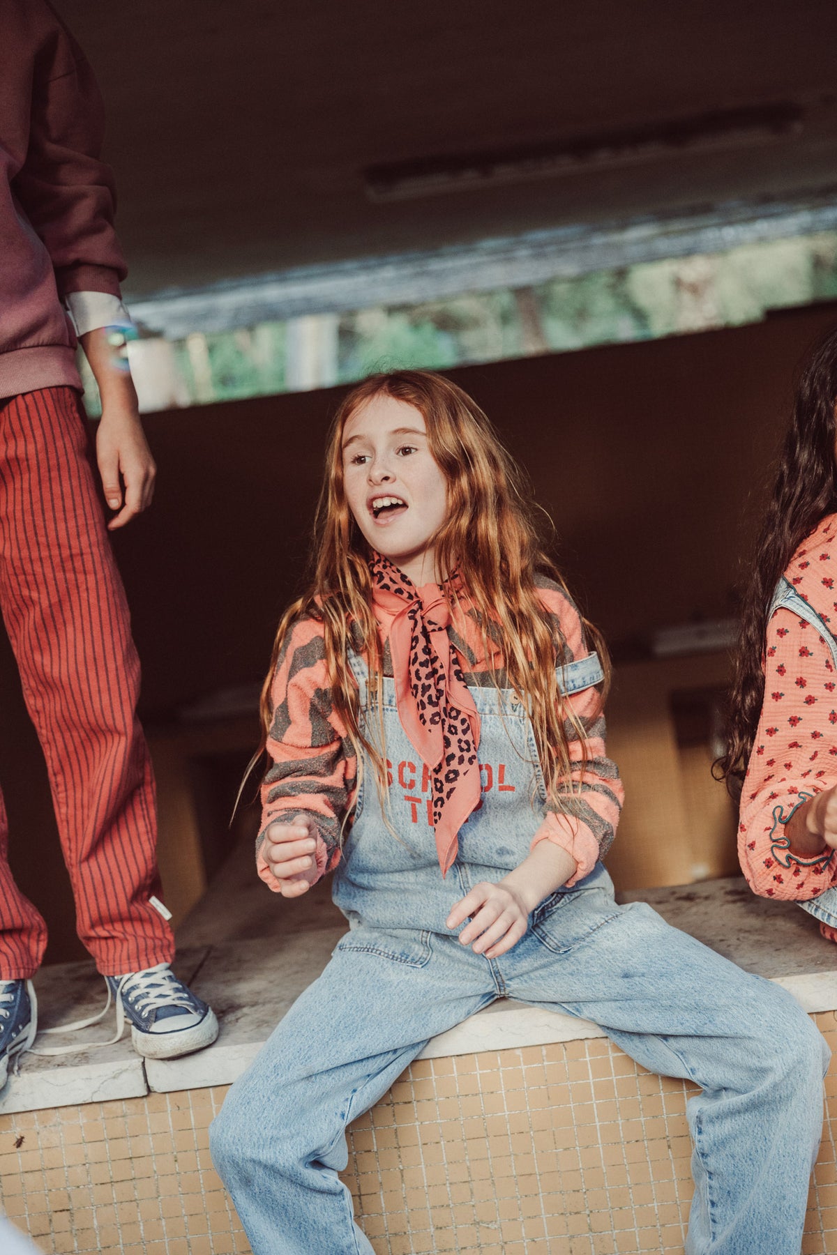 Dungarees | Fadded Light Blue Denim