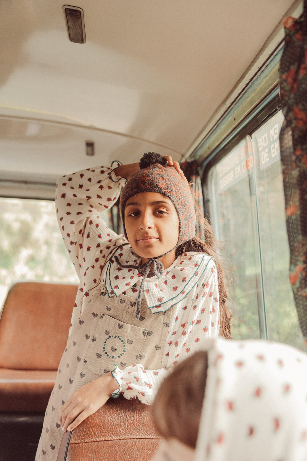 Blouse | Ecru with Flowers