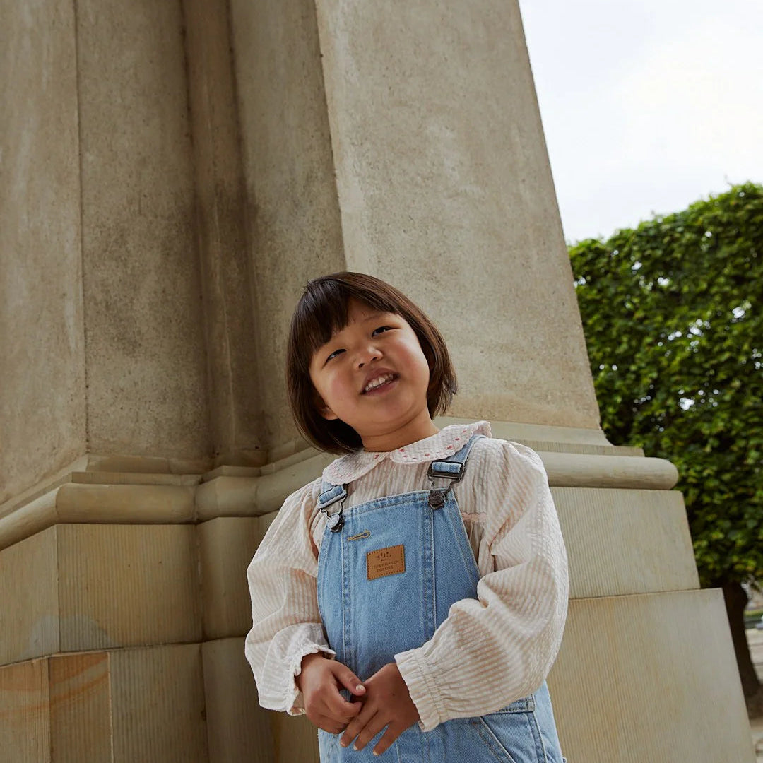 Organic Overalls | Super Blue Indigo Washed