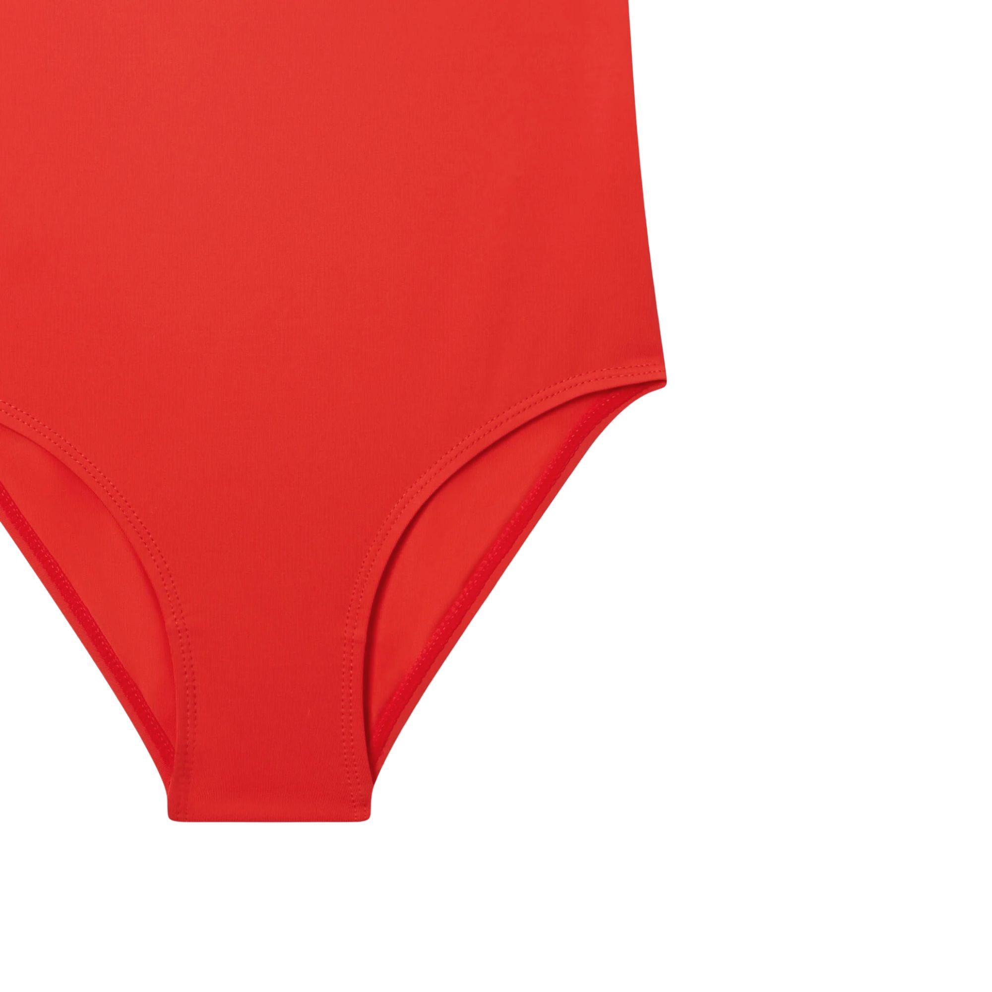 Logo Strap Swimsuit | Red