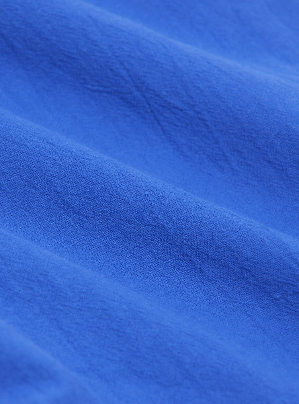Rustic Cotton Trousers | Cobalt