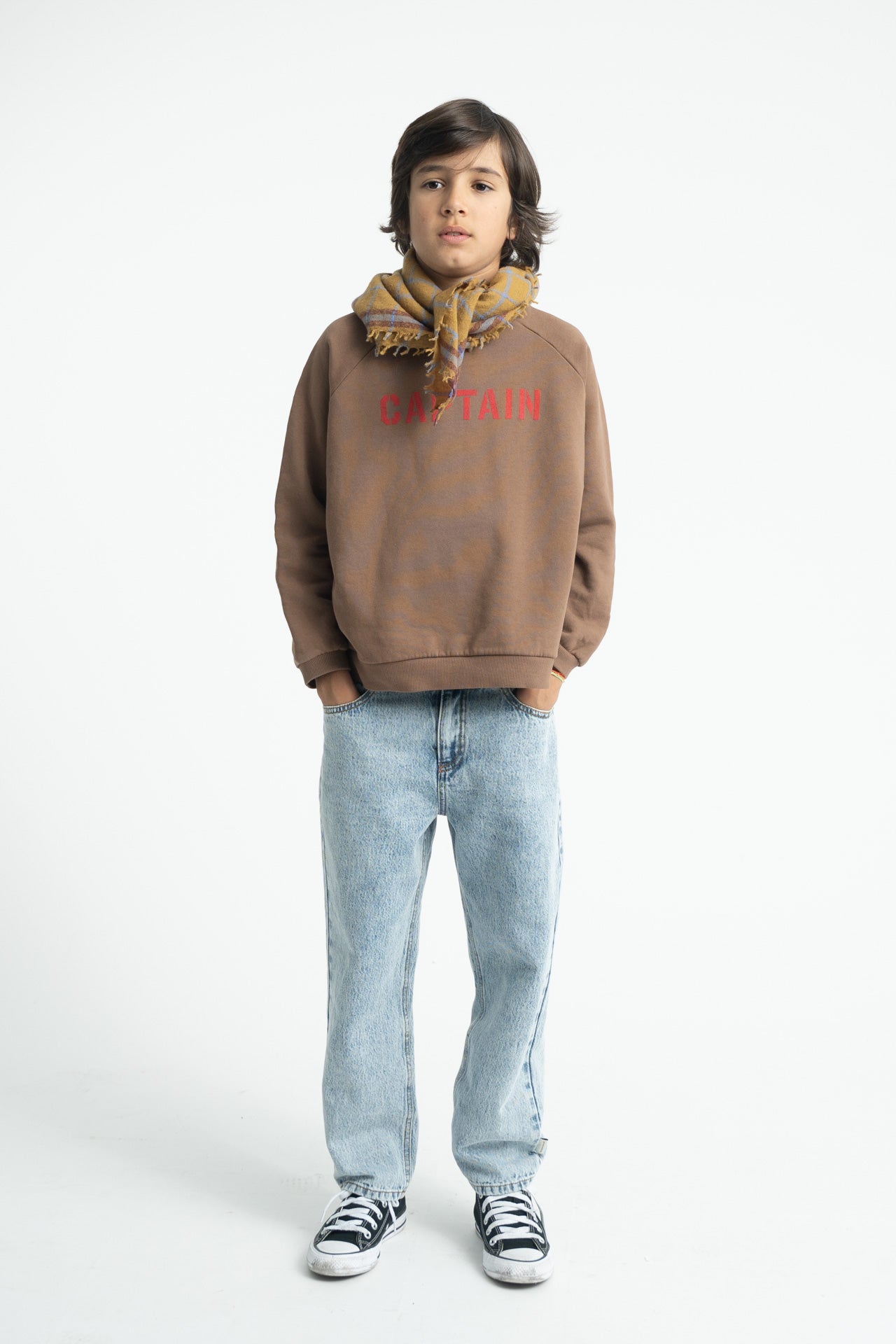 Scarf | Camel Checkered