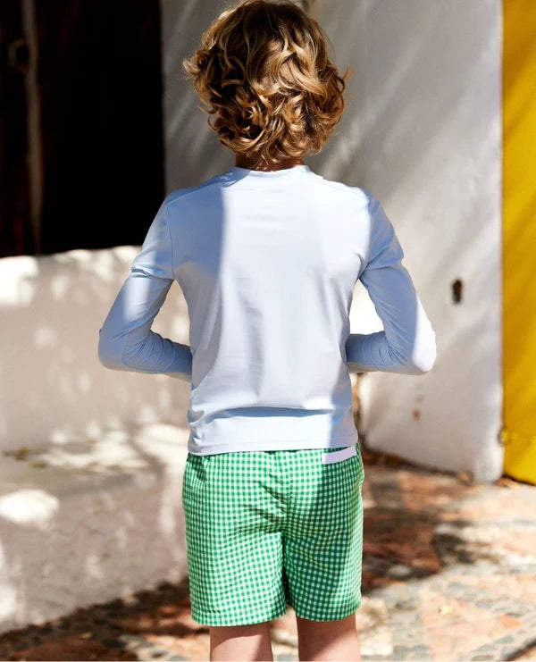 Diego Swim Shorts | Vichy Grass