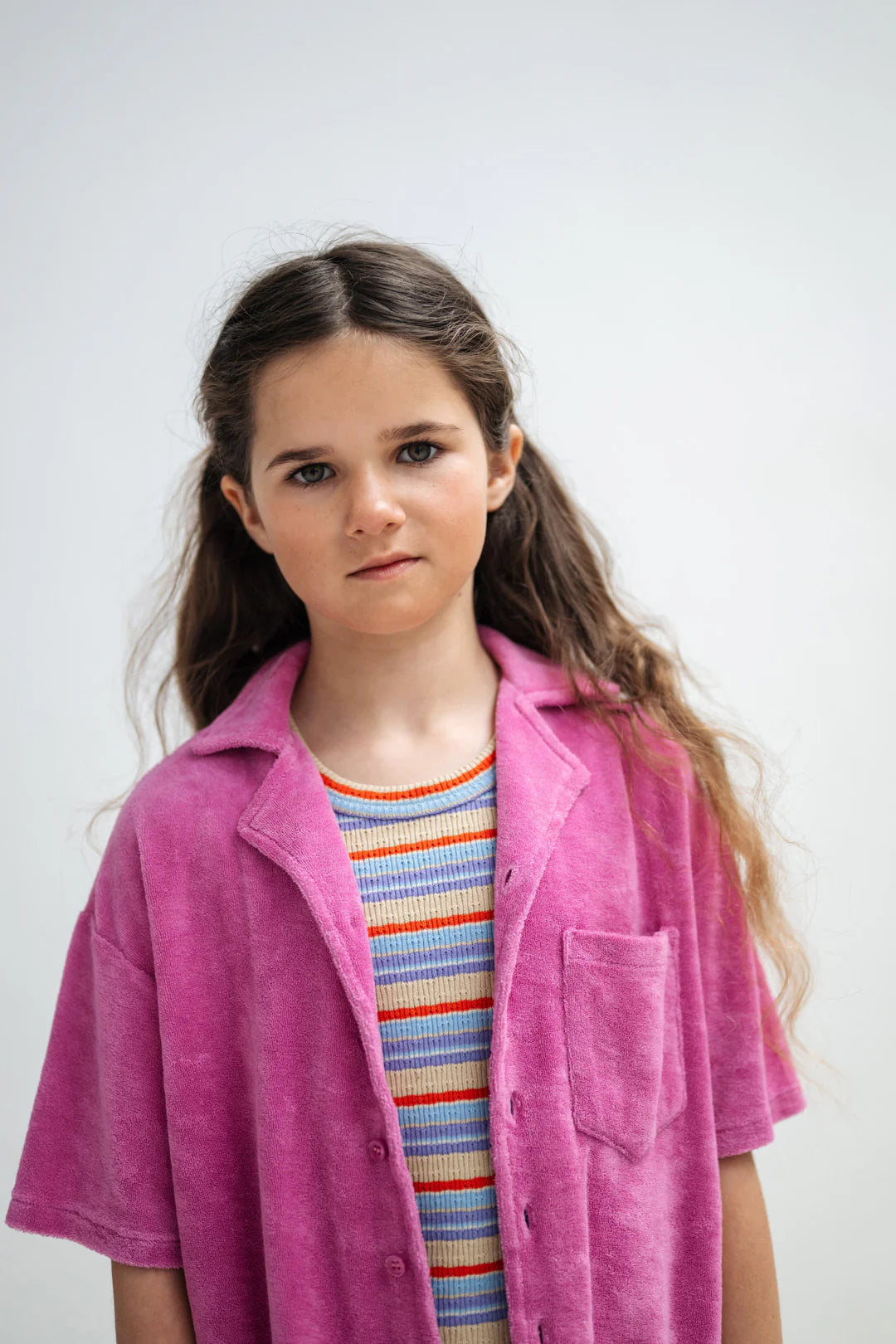 Slim Singlet | Multi Stripe