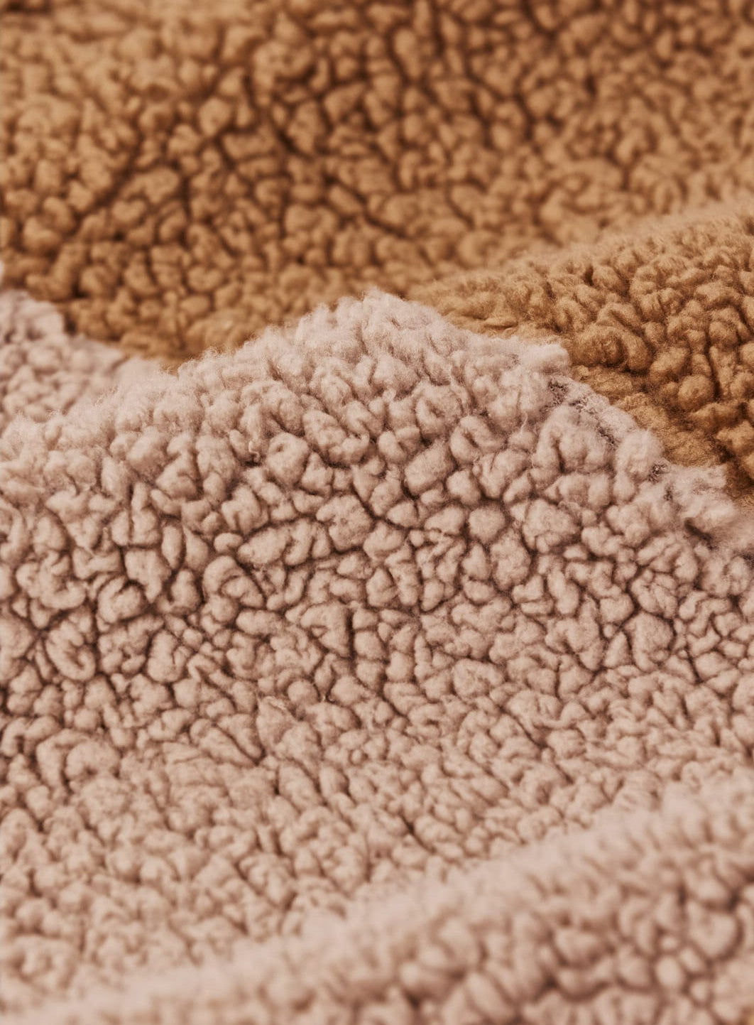 Sherpa Patch Sweatshirt | Camel