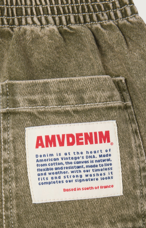 Uzatown Denim Jogger | Olive