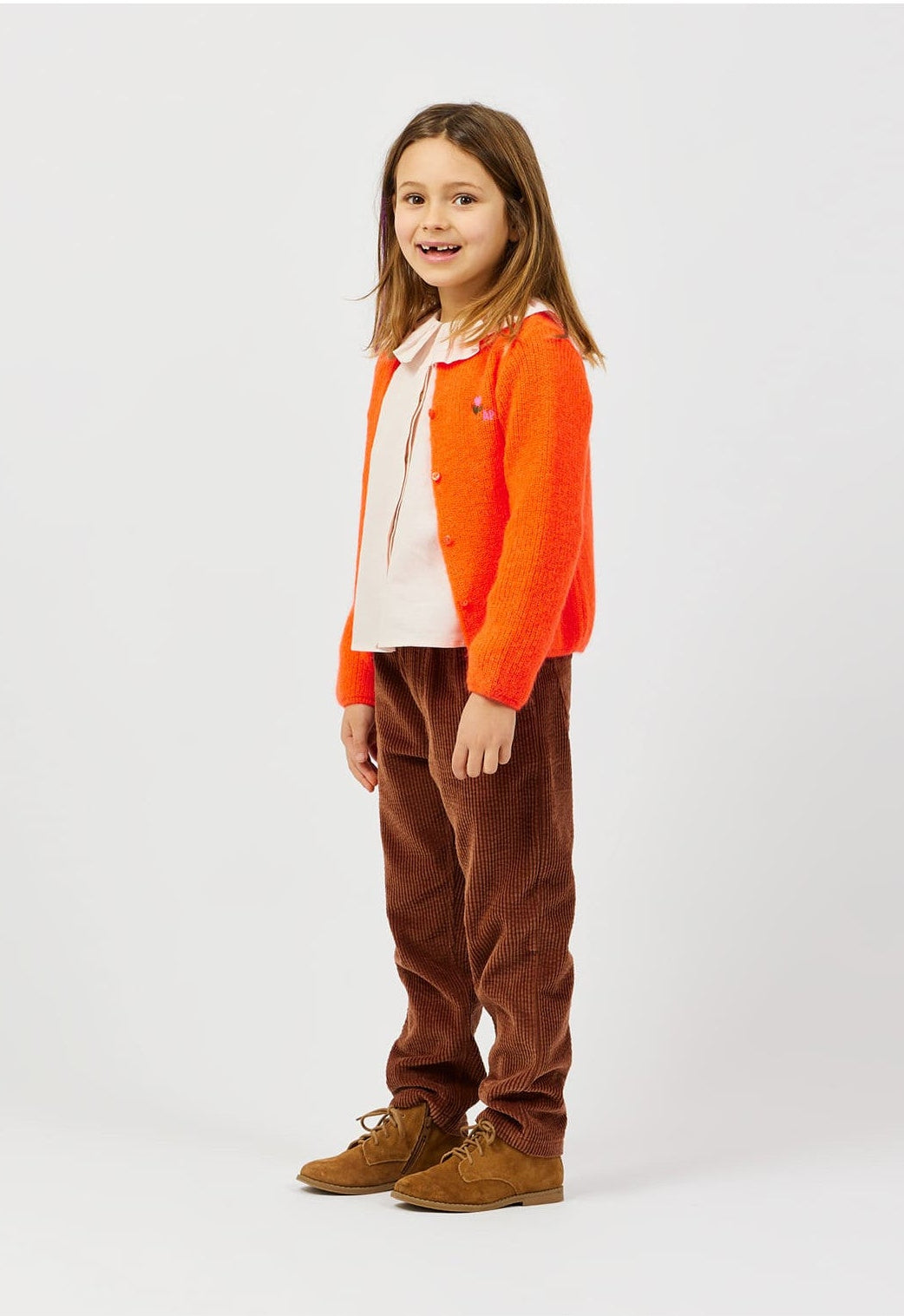 Velvet Corduroy Trousers | Marron