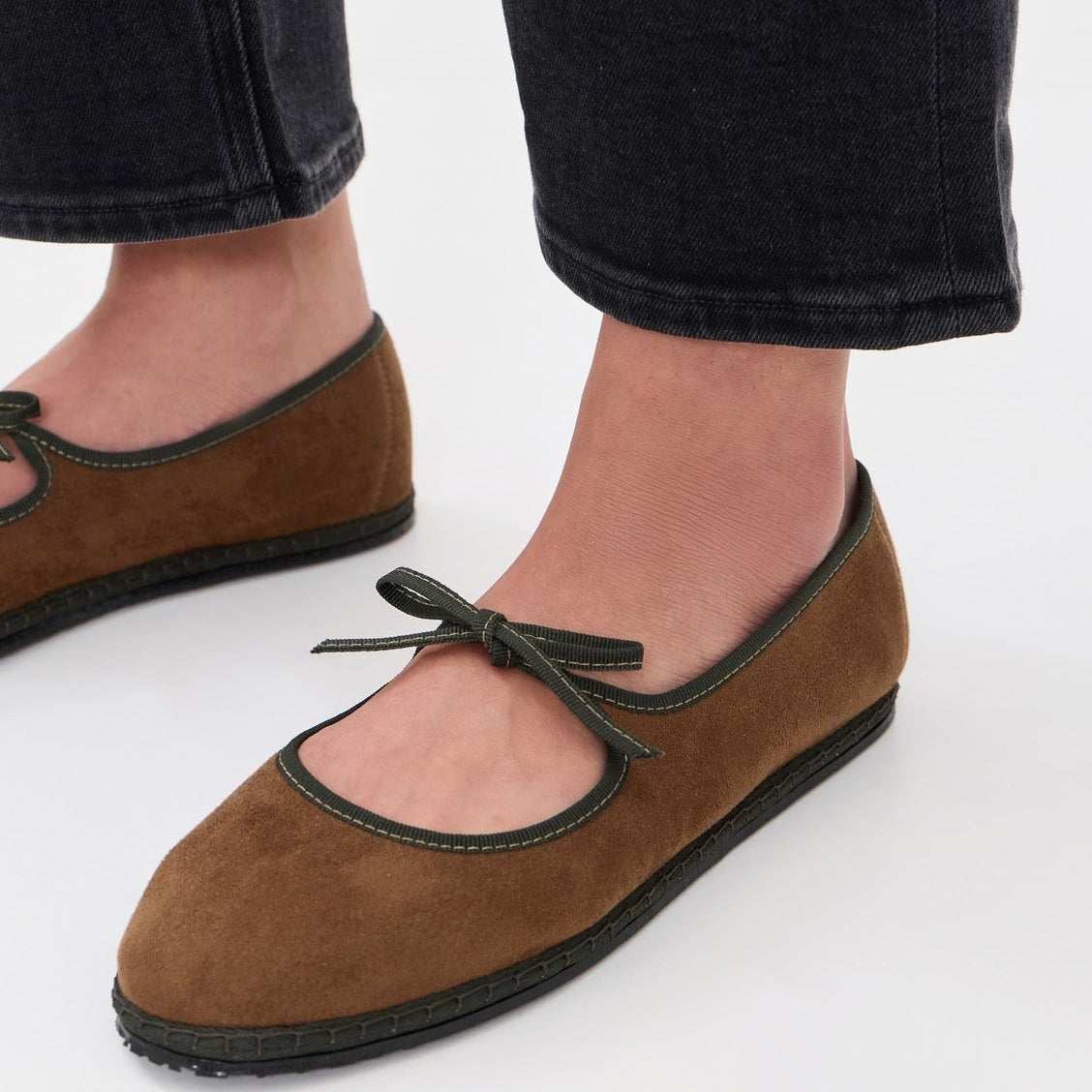 Brigitte Faux Suede Flats | Gisela