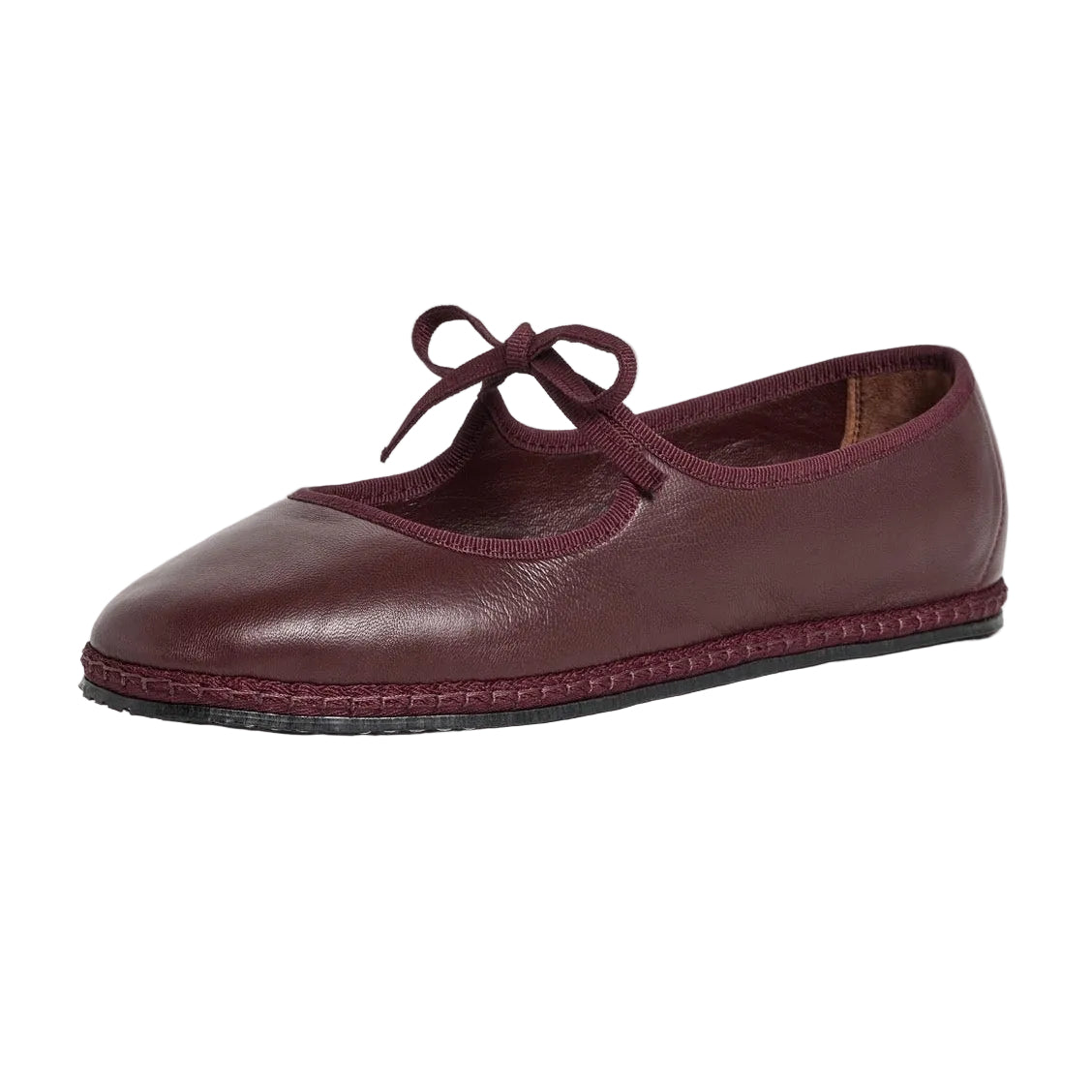Brigitte Leather Flats | Sati