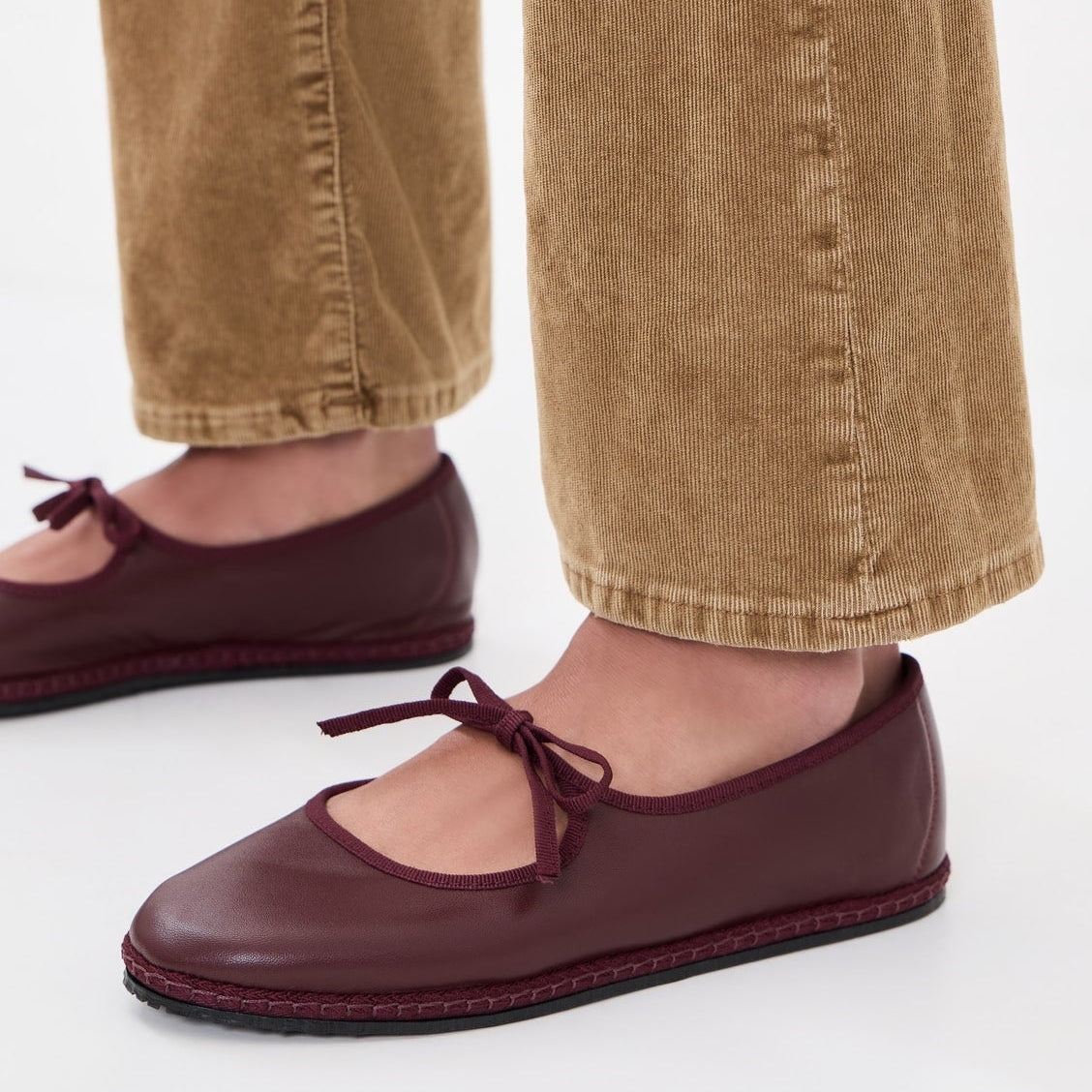 Brigitte Leather Flats | Sati