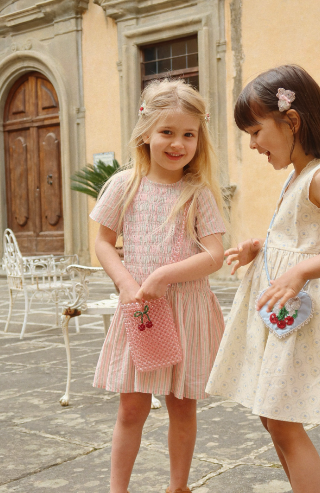 Luli Dress | Blush Stripe