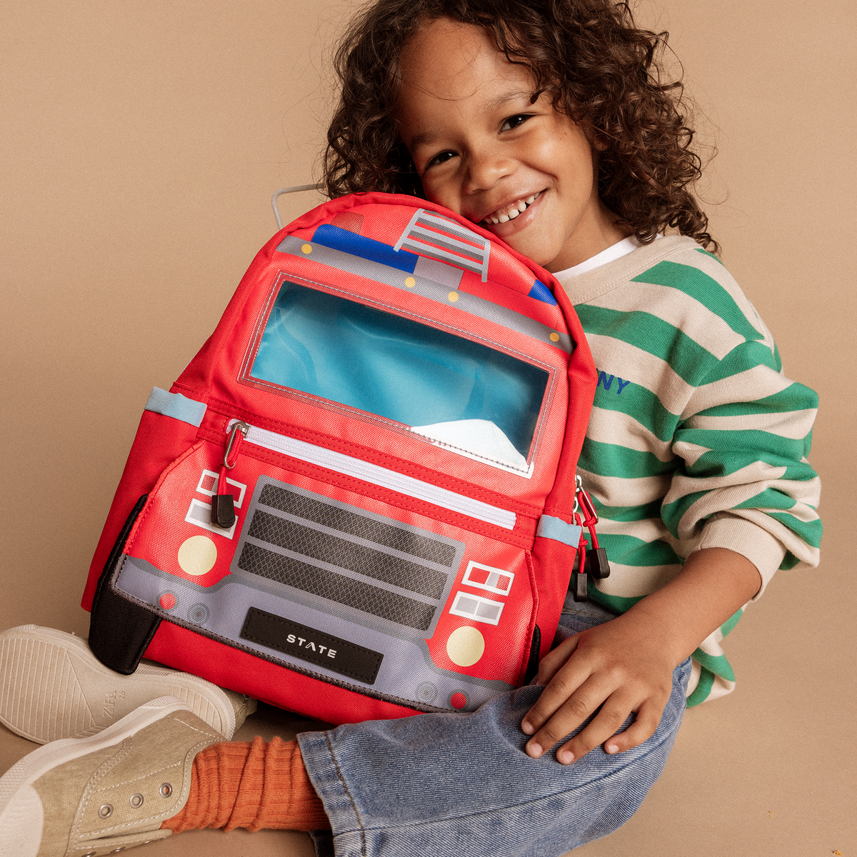 Kane Mini Backpack | Firetruck