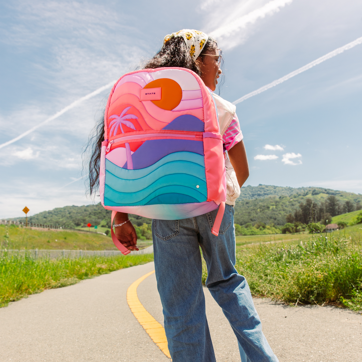 Kane Backpack | Sunset Puffer