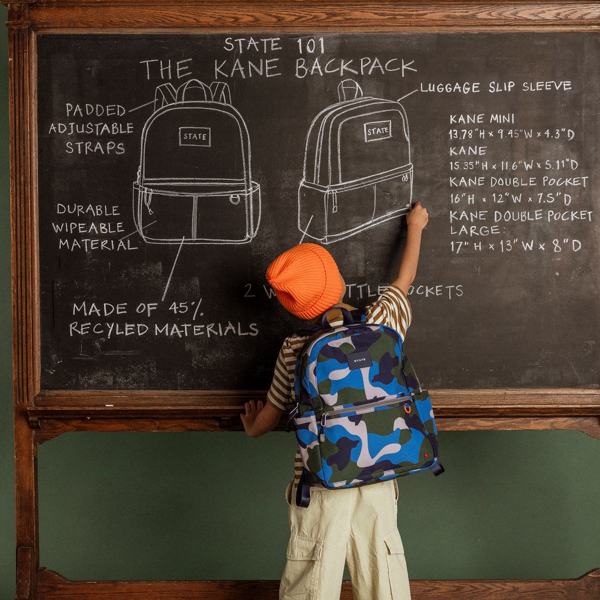 Kane Backpack | Travel Camo