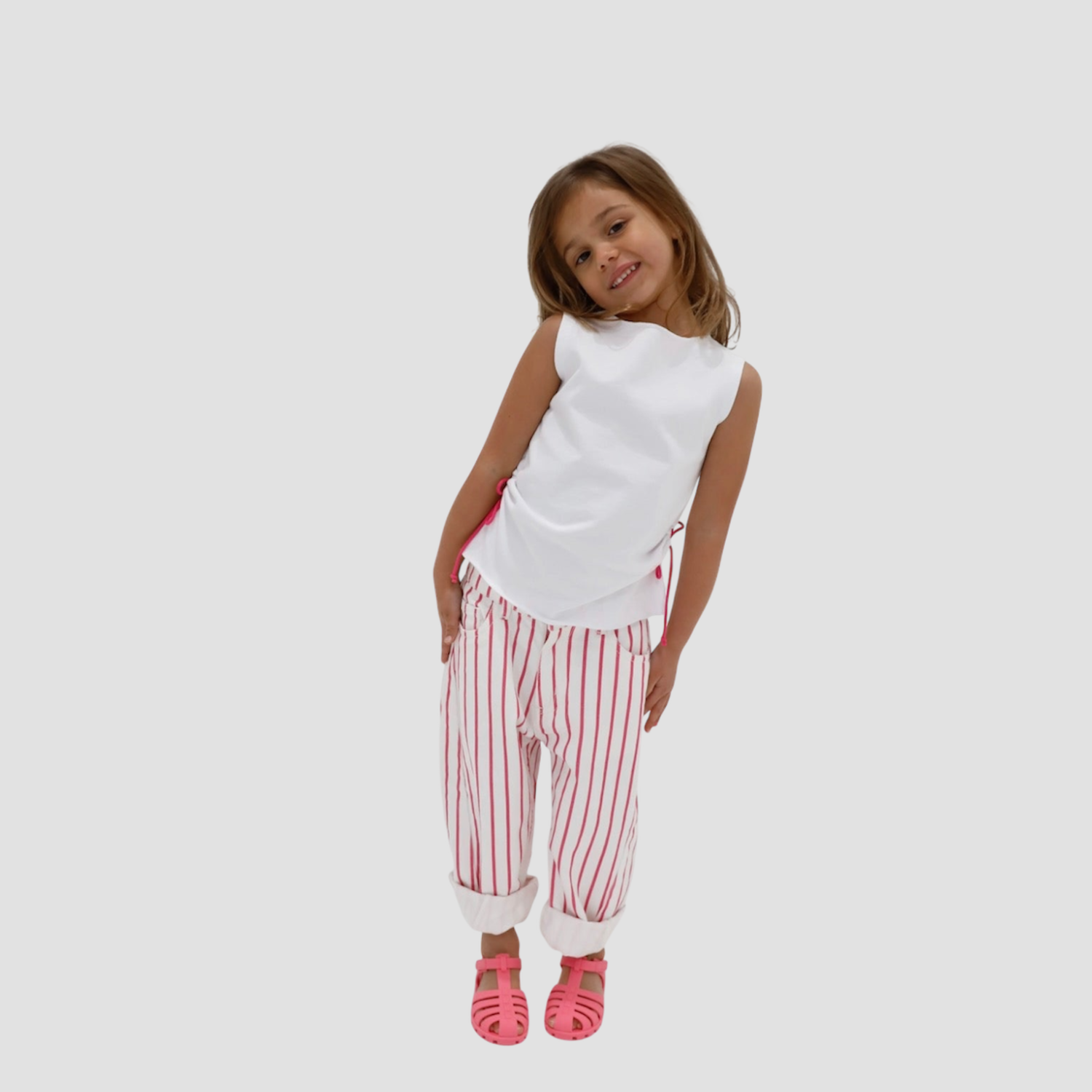 Liv Denim | Pink Stripe
