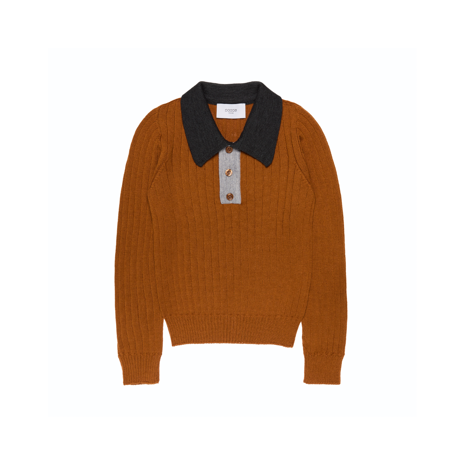 Seamless Polo Shirt | Brown