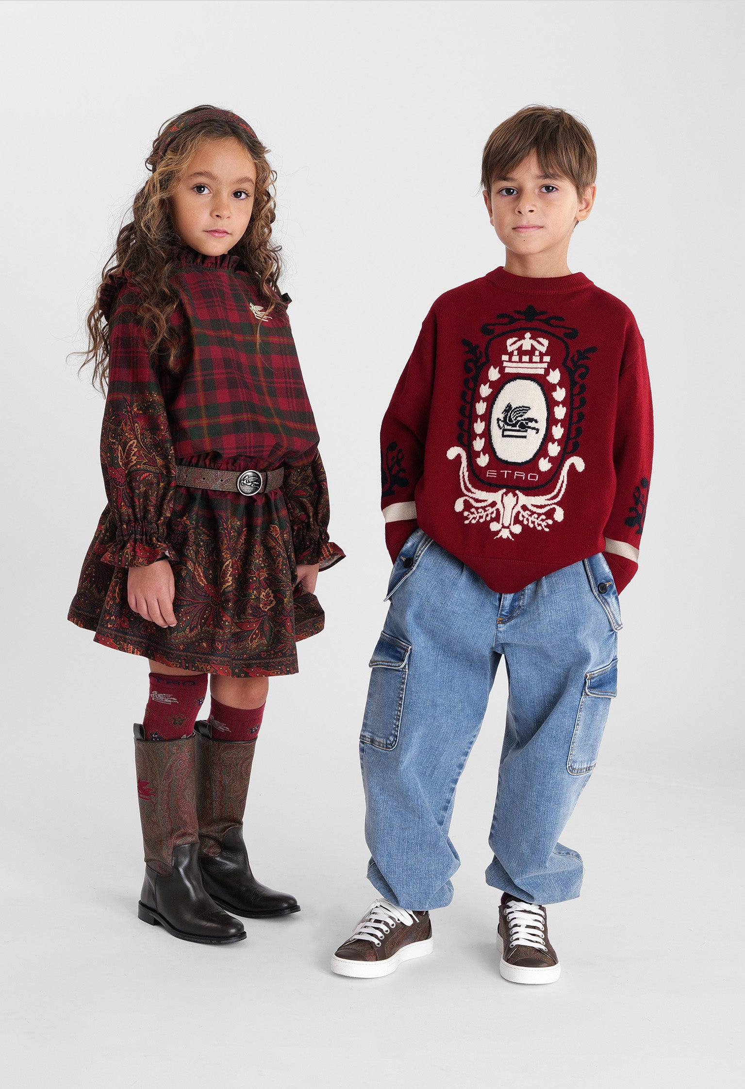 Lightweight Flannel Dress | Bordeaux