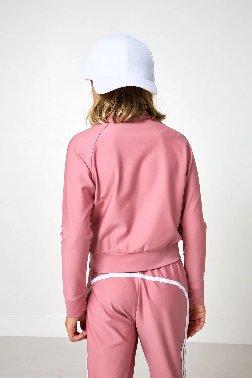 Crewneck Track Pant Set | Dusty Pink