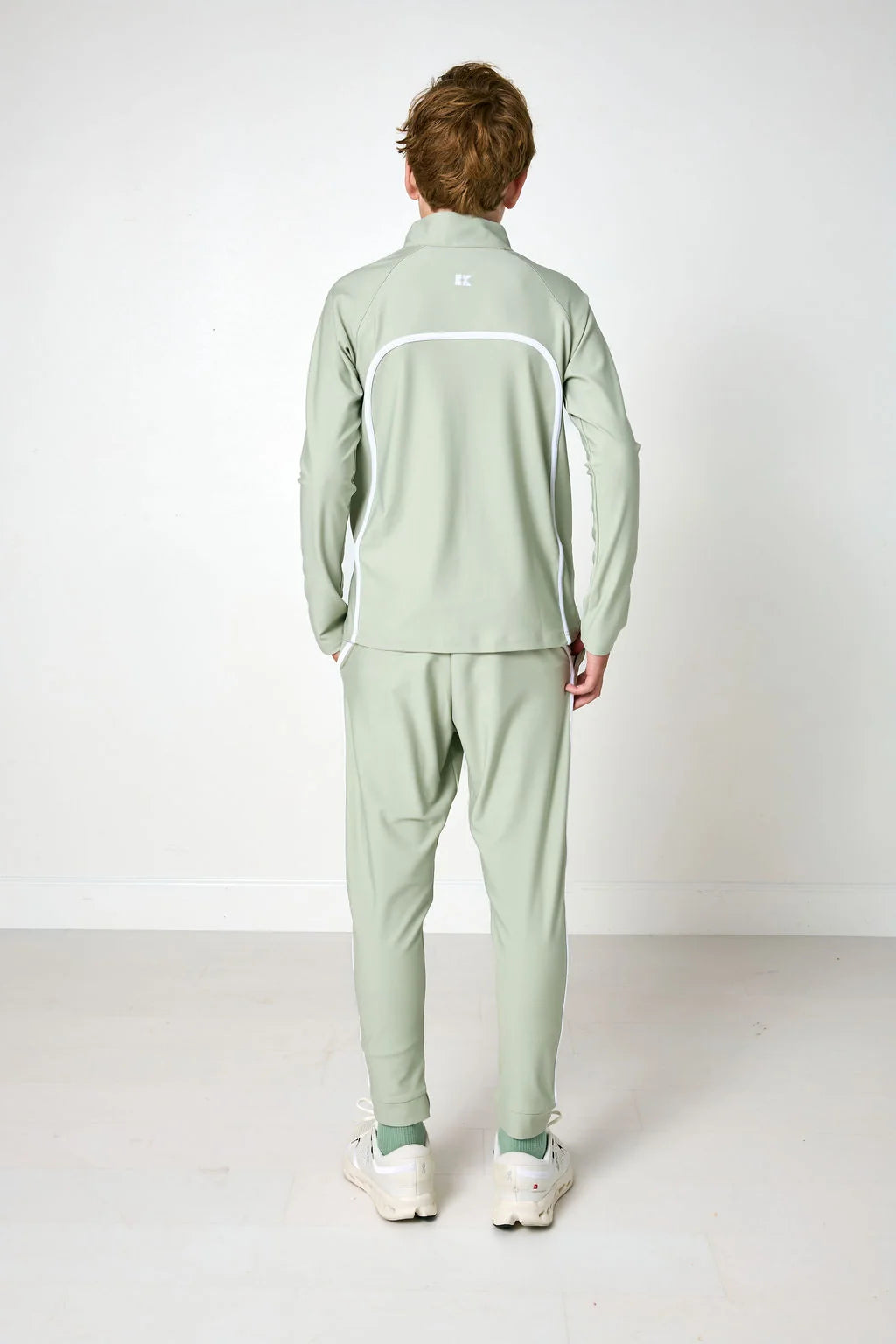 Retro Warm-up Jogger | Sage