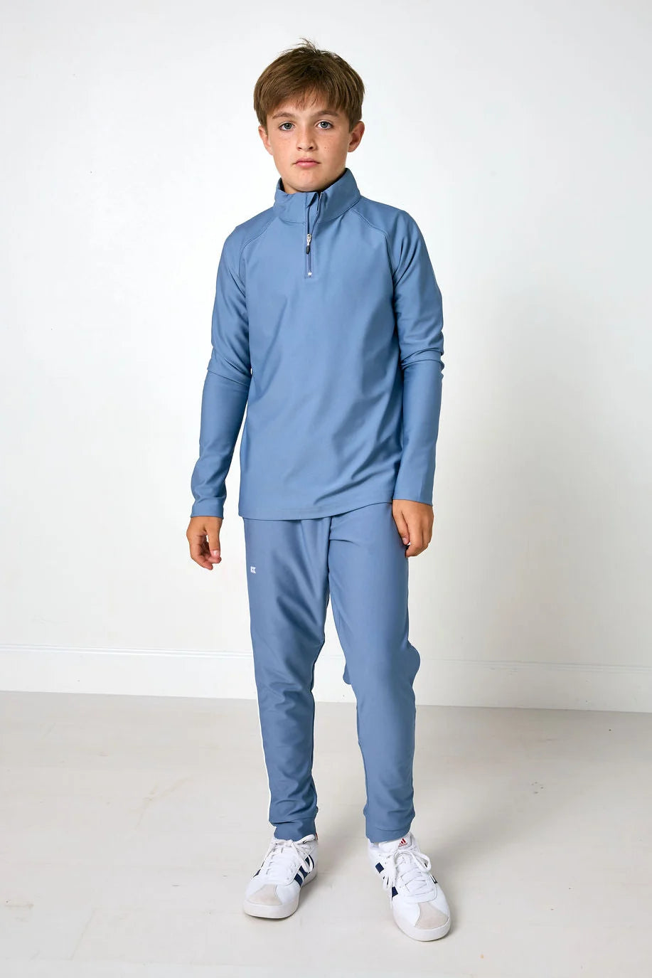 Retro Half-zip Top | Slate