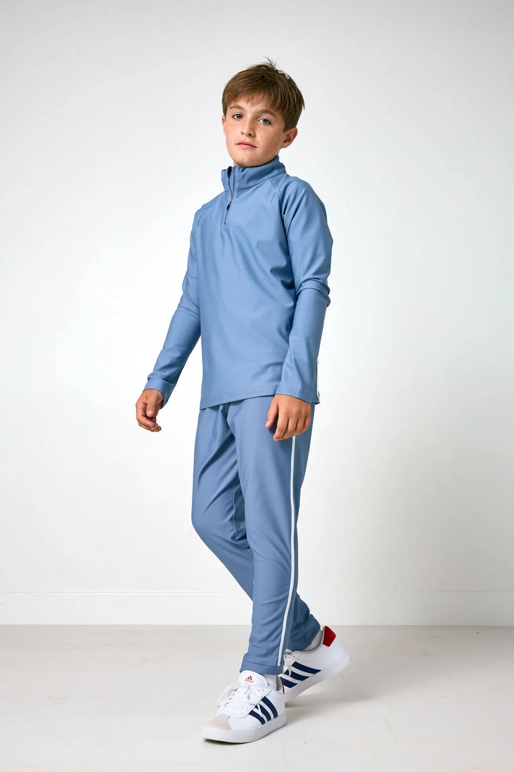 Retro Half-zip Top | Slate