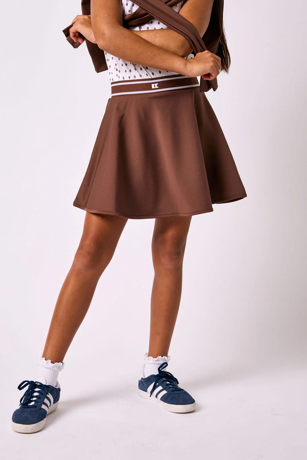 Topspin Skort | Brown