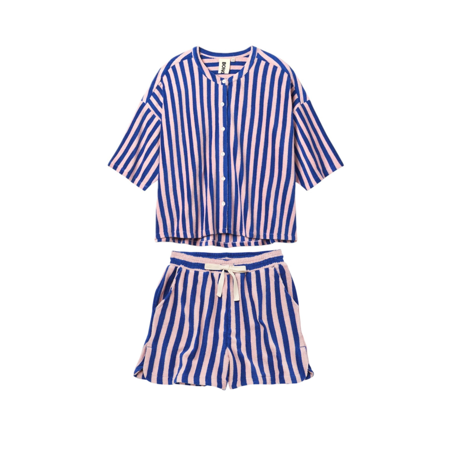 Naram Shirt & Short Set | Striped