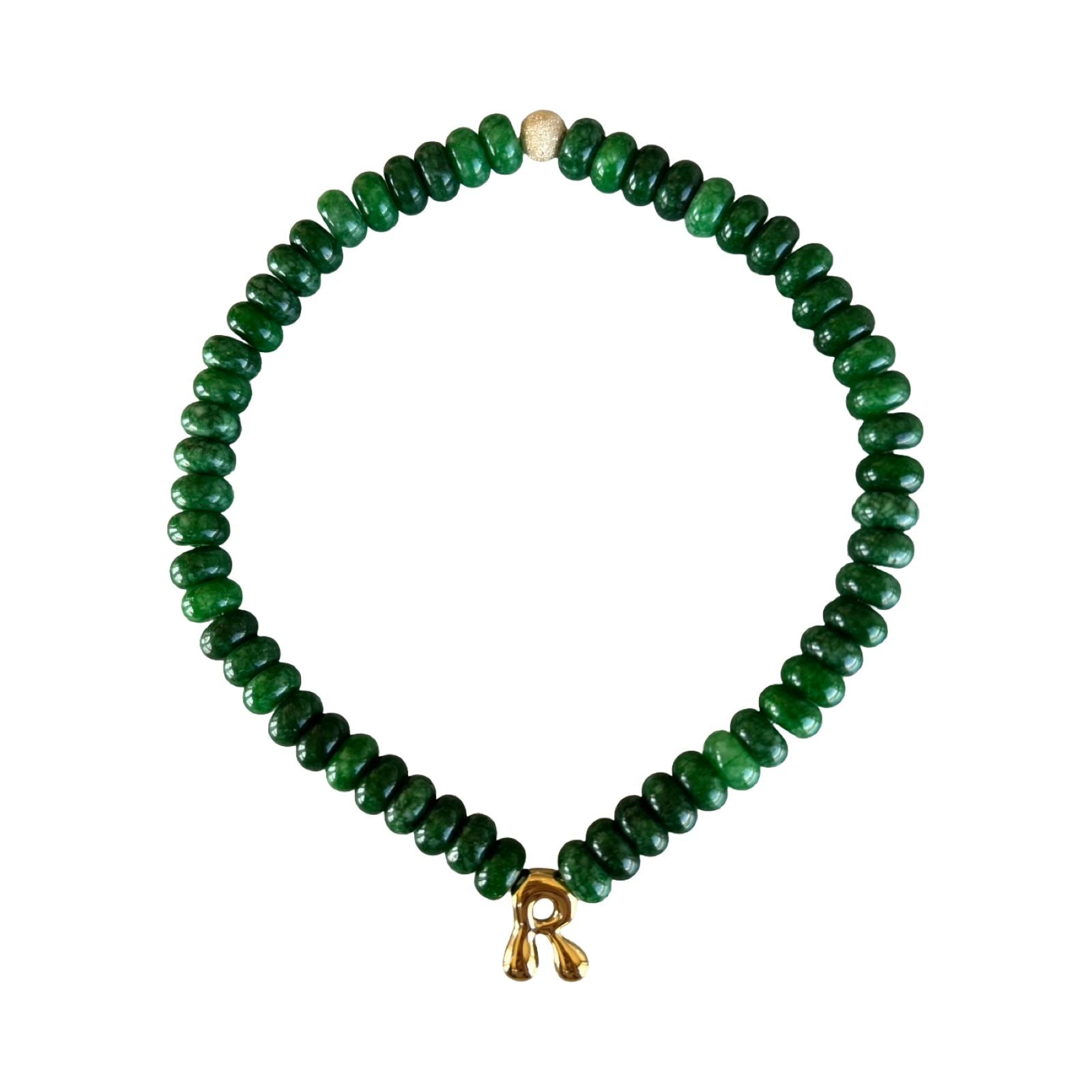 Bubble Matcha | Intial Necklace