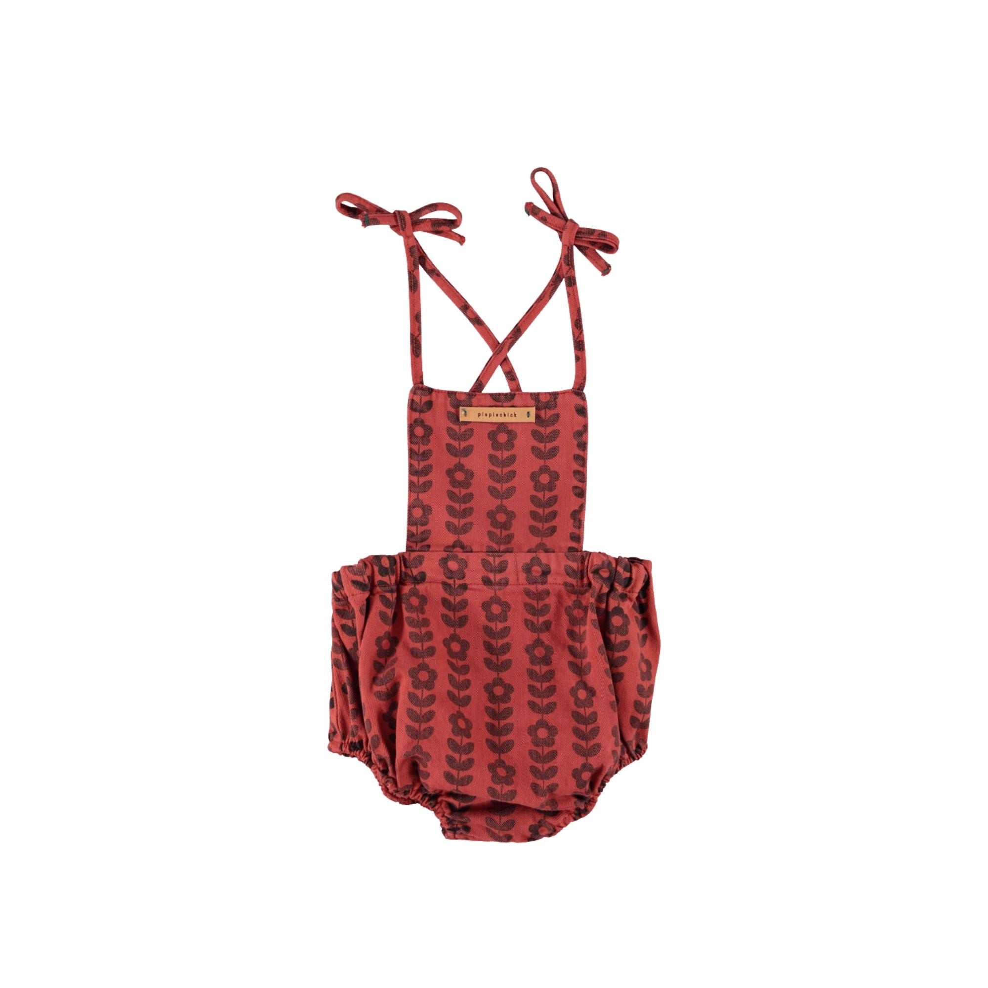 Playsuit | Bordeaux with Flowers