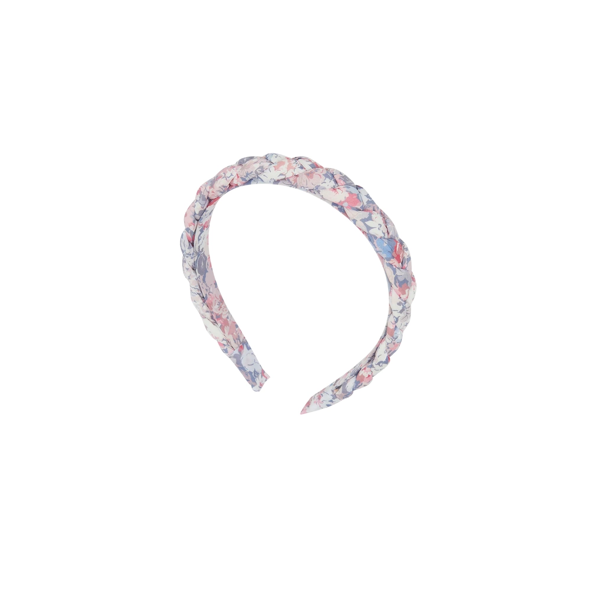 Liberty Print Braid Hairband | Grey