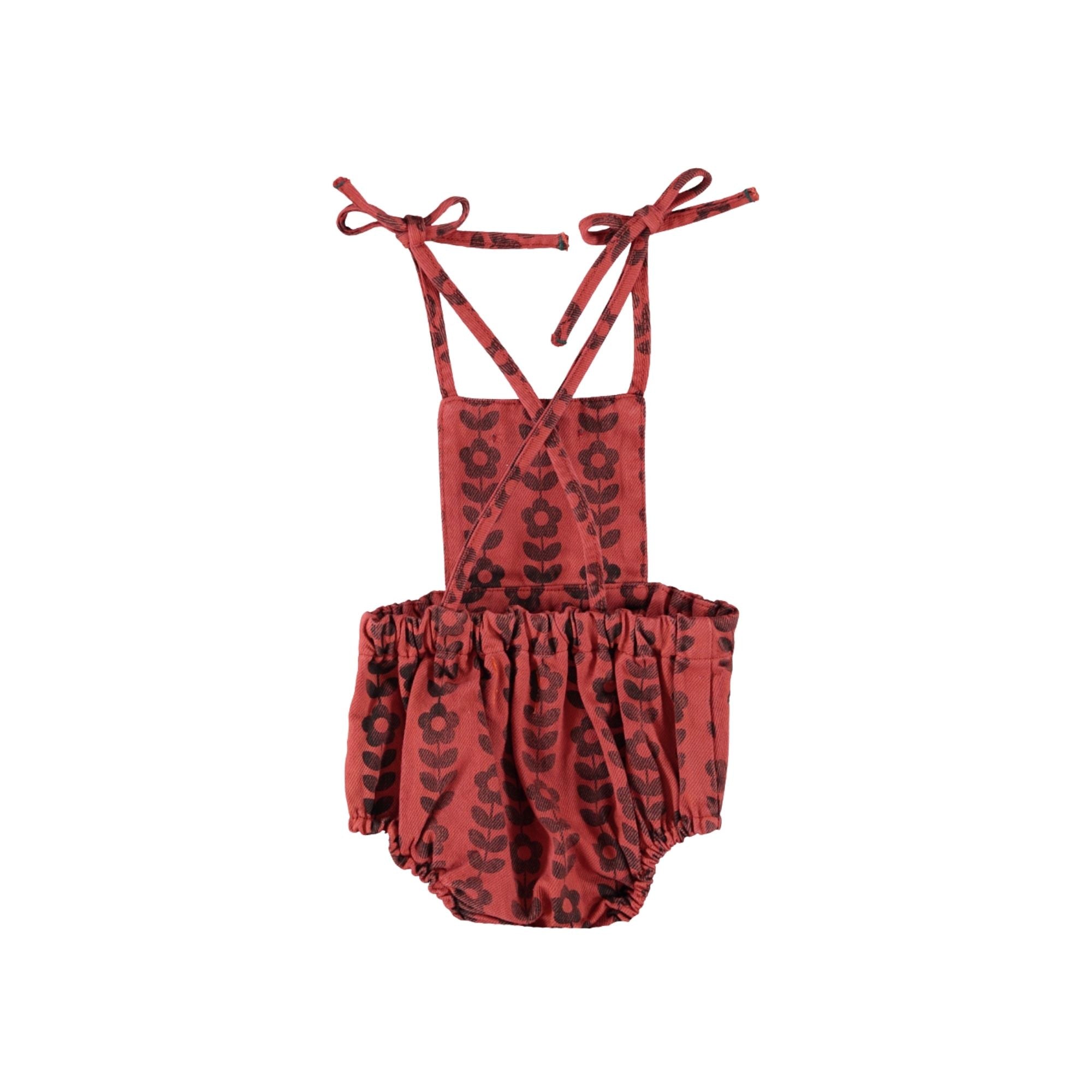 Playsuit | Bordeaux with Flowers