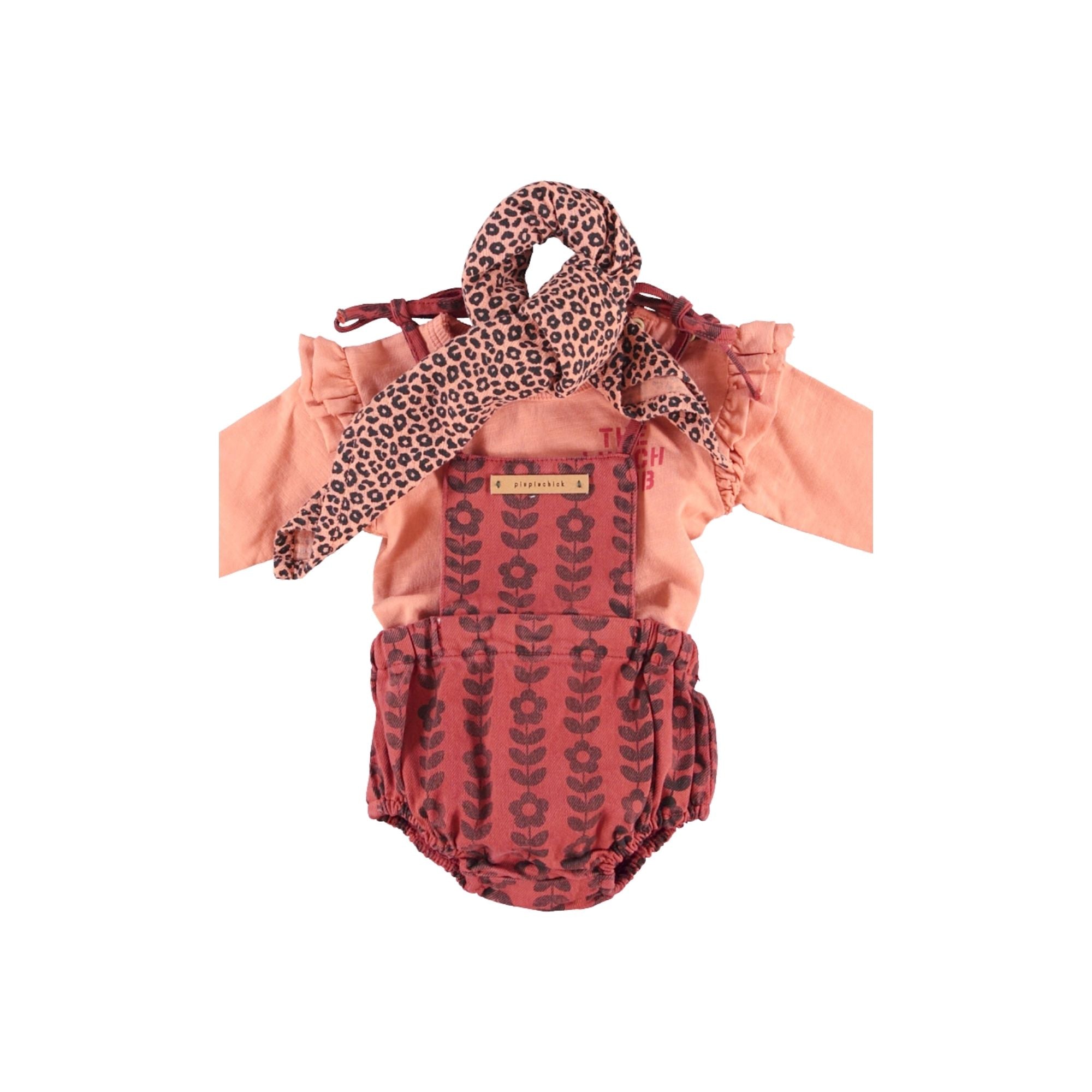Playsuit | Bordeaux with Flowers