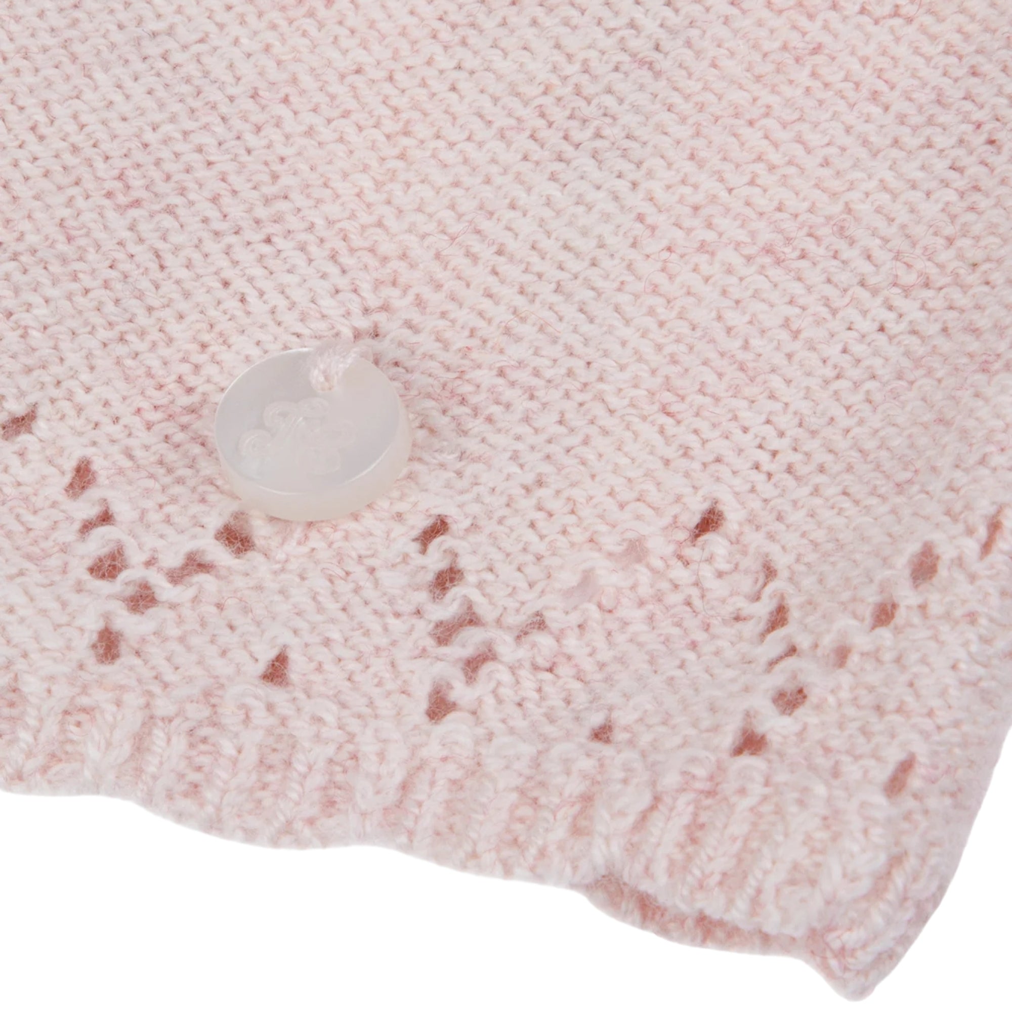 Openwork Knit Beanie | Pink