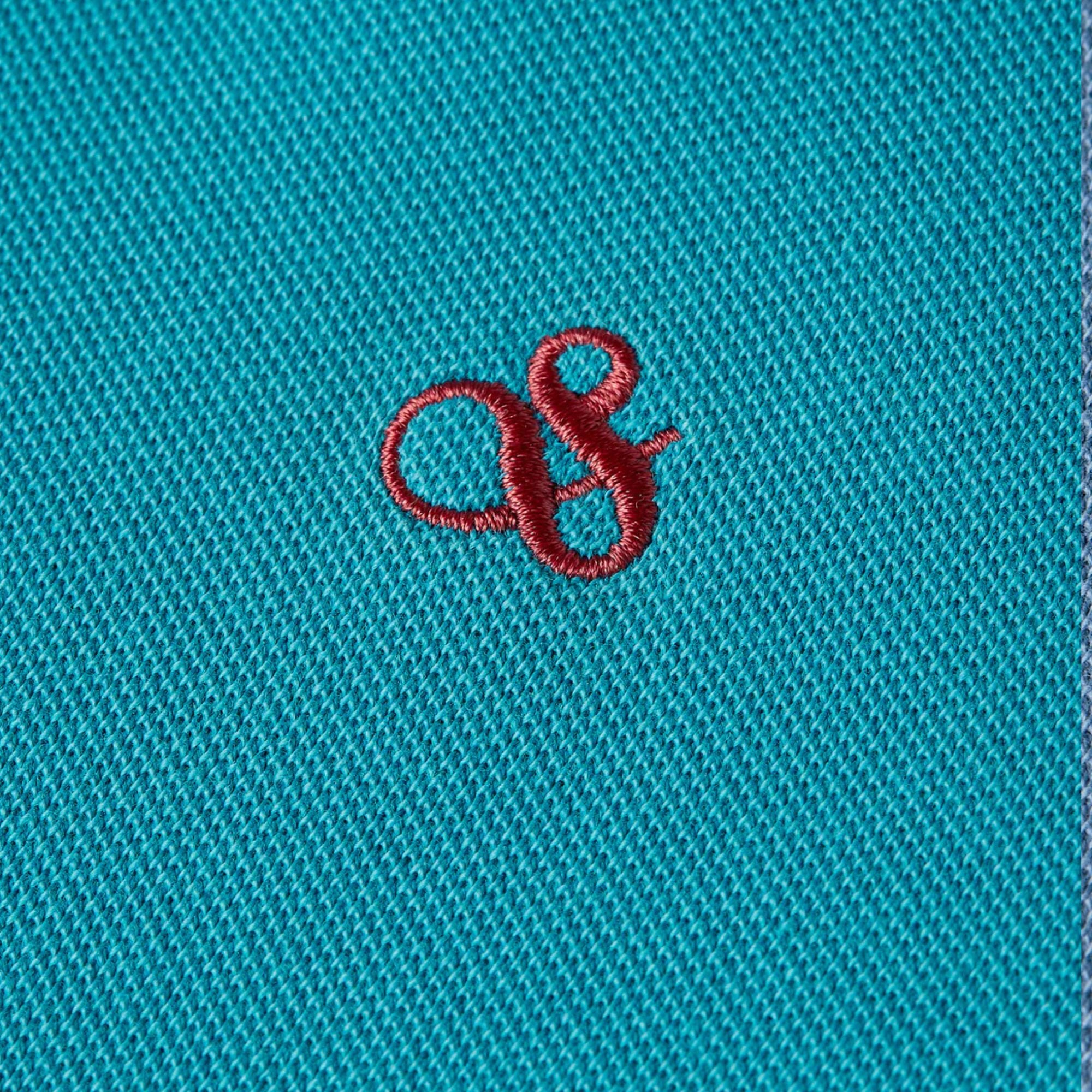 Polo T-Shirt Embroidery | Tahitian Teal