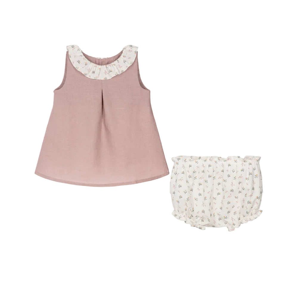 Lino Dress and Bloomer Set