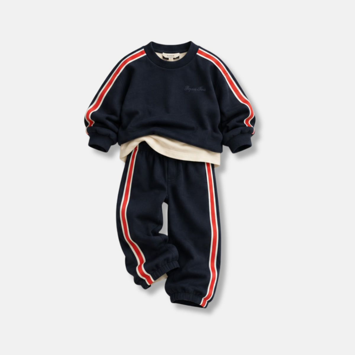Crop Sweat Set | Blue