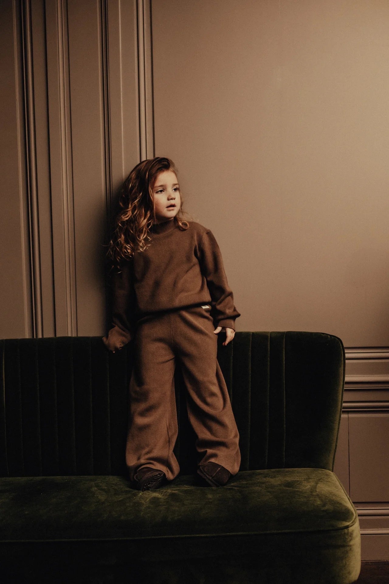 Cevio Sweater Set | Brown Cacao