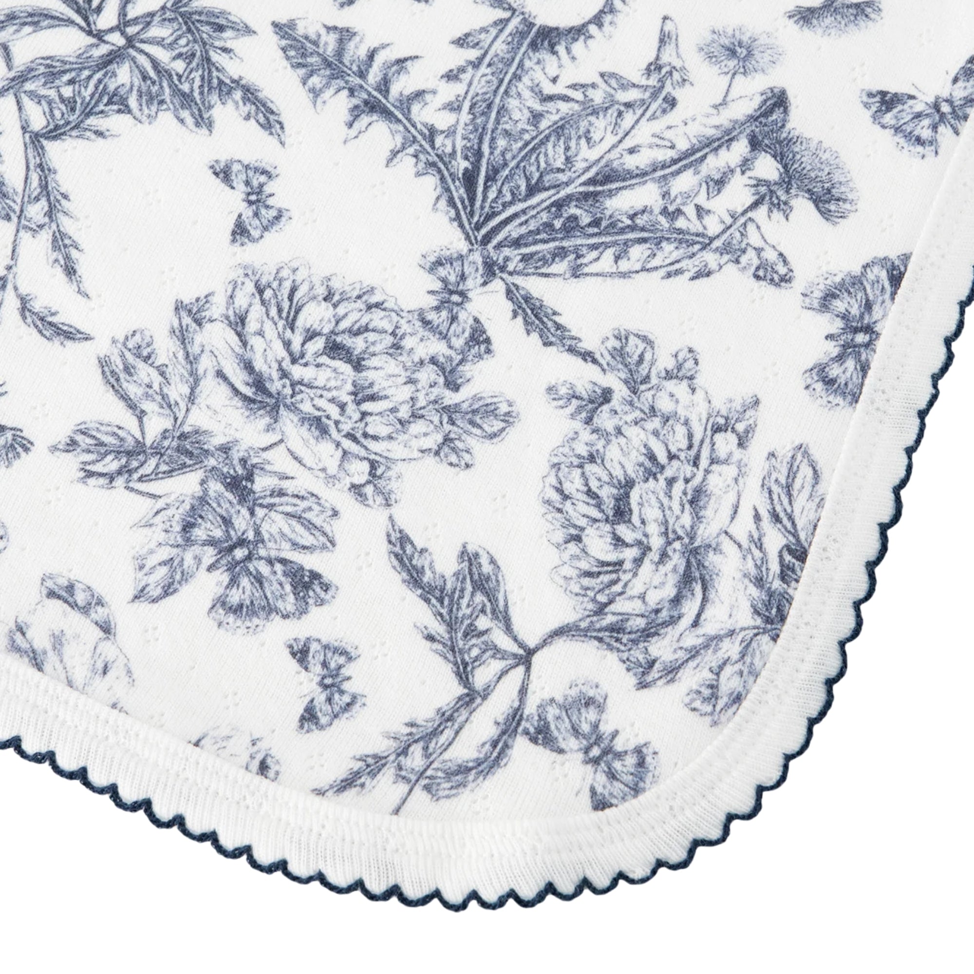 Toile De Jouy Blanket | Navy