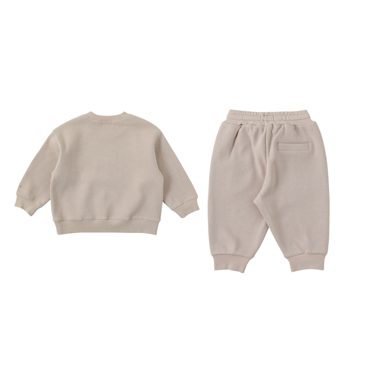Pique Sweat Set | Grayish Pink