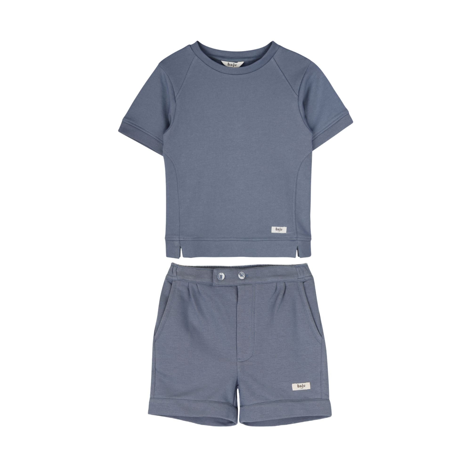Mylo Shorts Set| Blue Stone