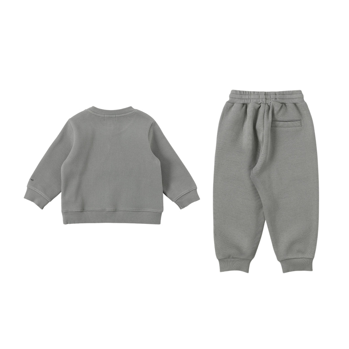 Pique Sweat Set | Grayish Blue