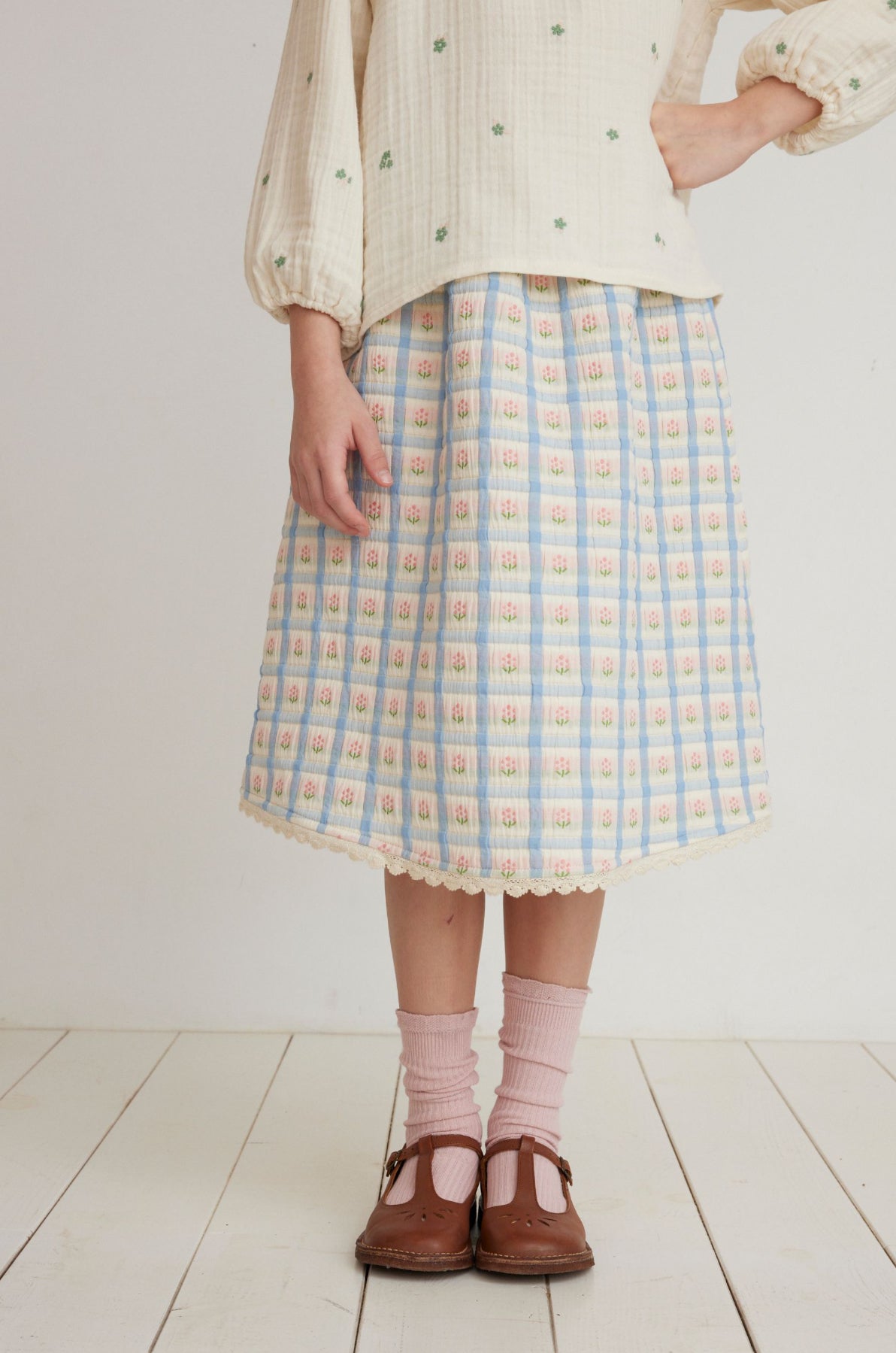 Zora Padded Skirt | Floral
