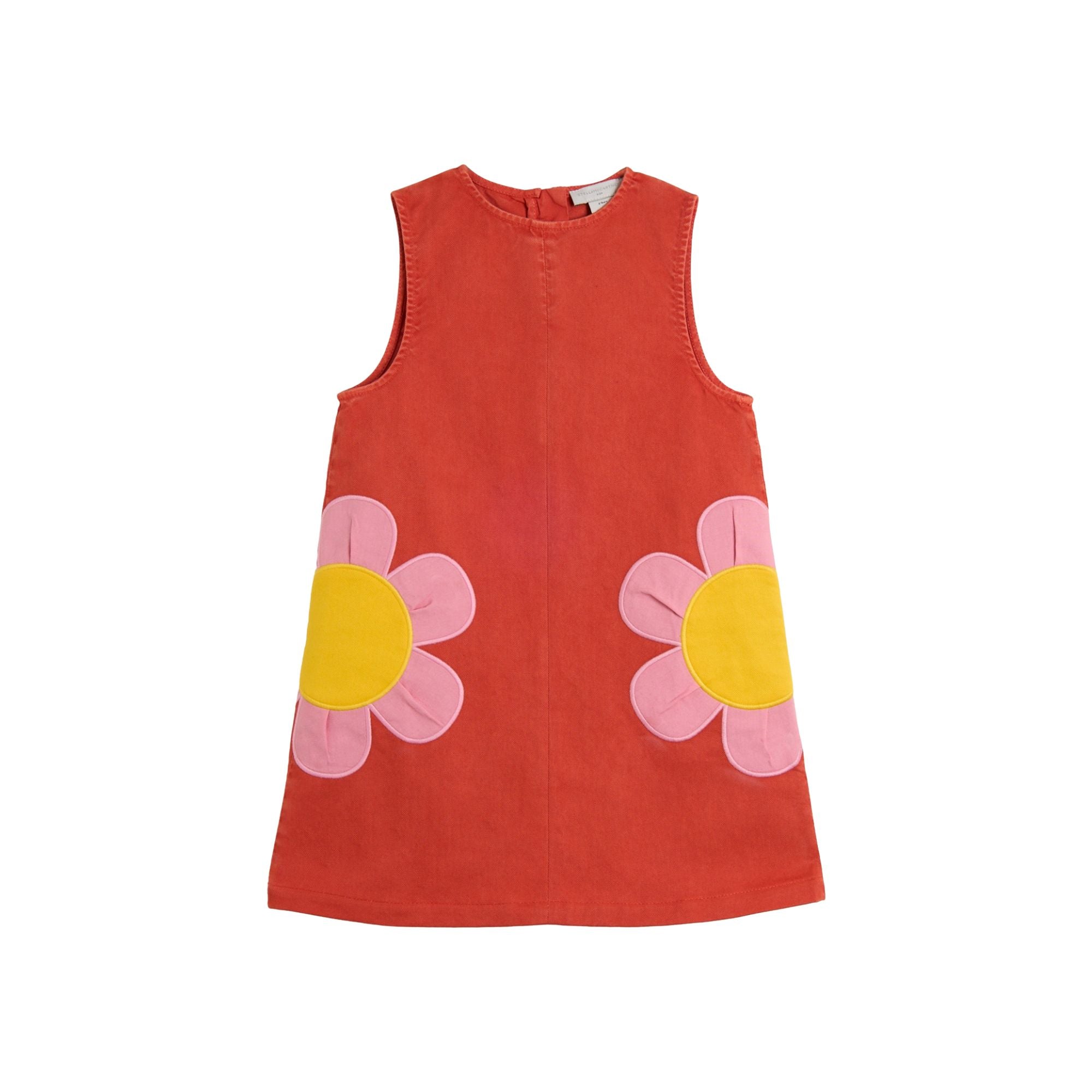 Floral Appliqué Dress | Red