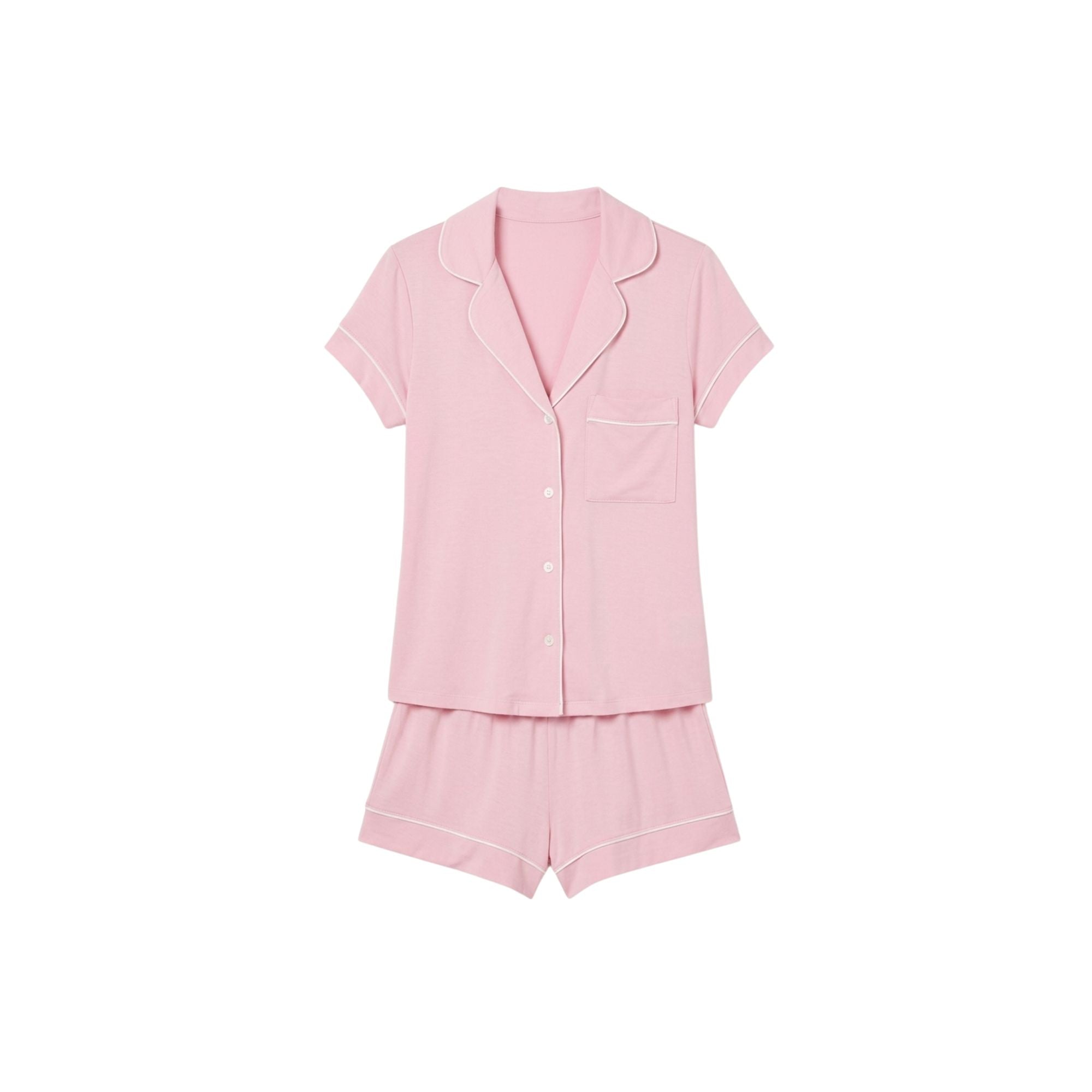 Gisele Shortie Short PJ Set | Pink Nectar