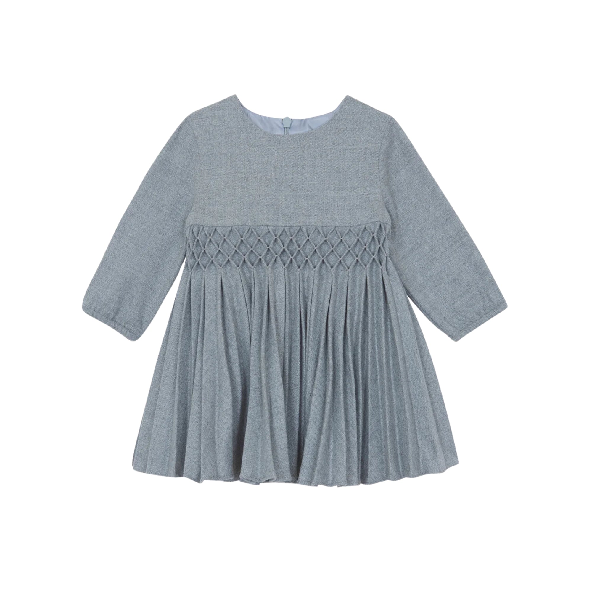Pleated Dress | Grey