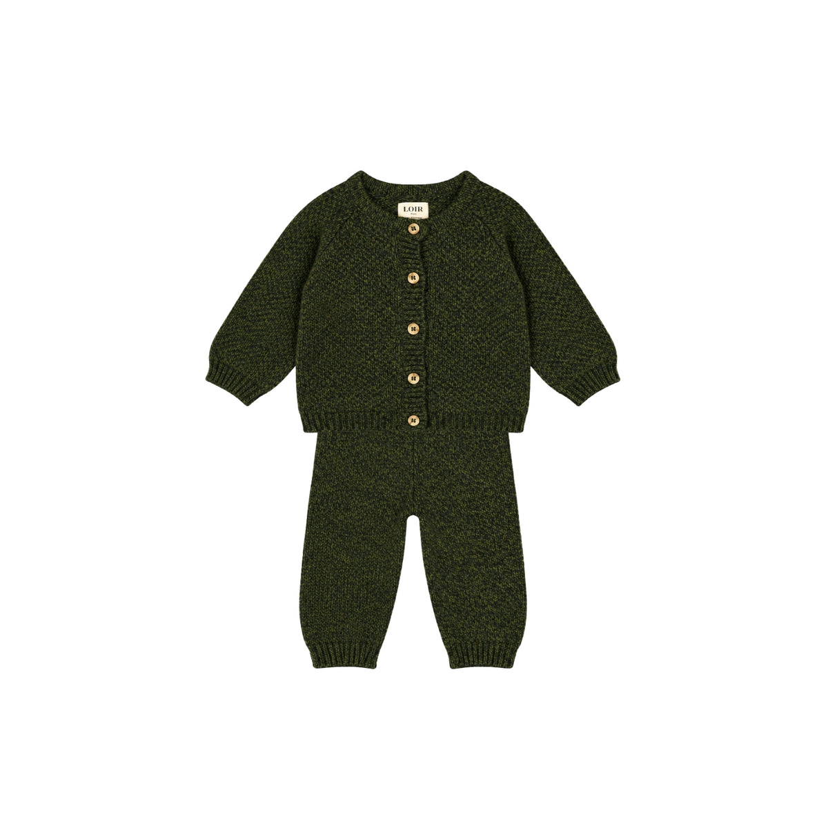 Cob Cardigan & Leggings Set | Green